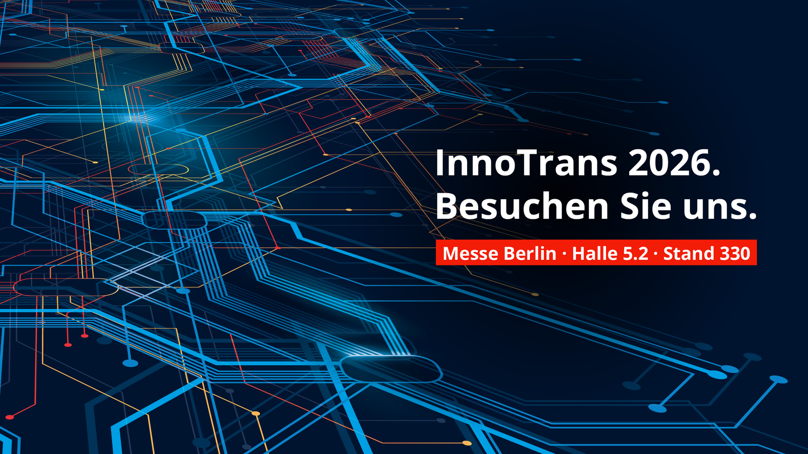 Besuchen Sie uns auf der InnoTrans 2026.