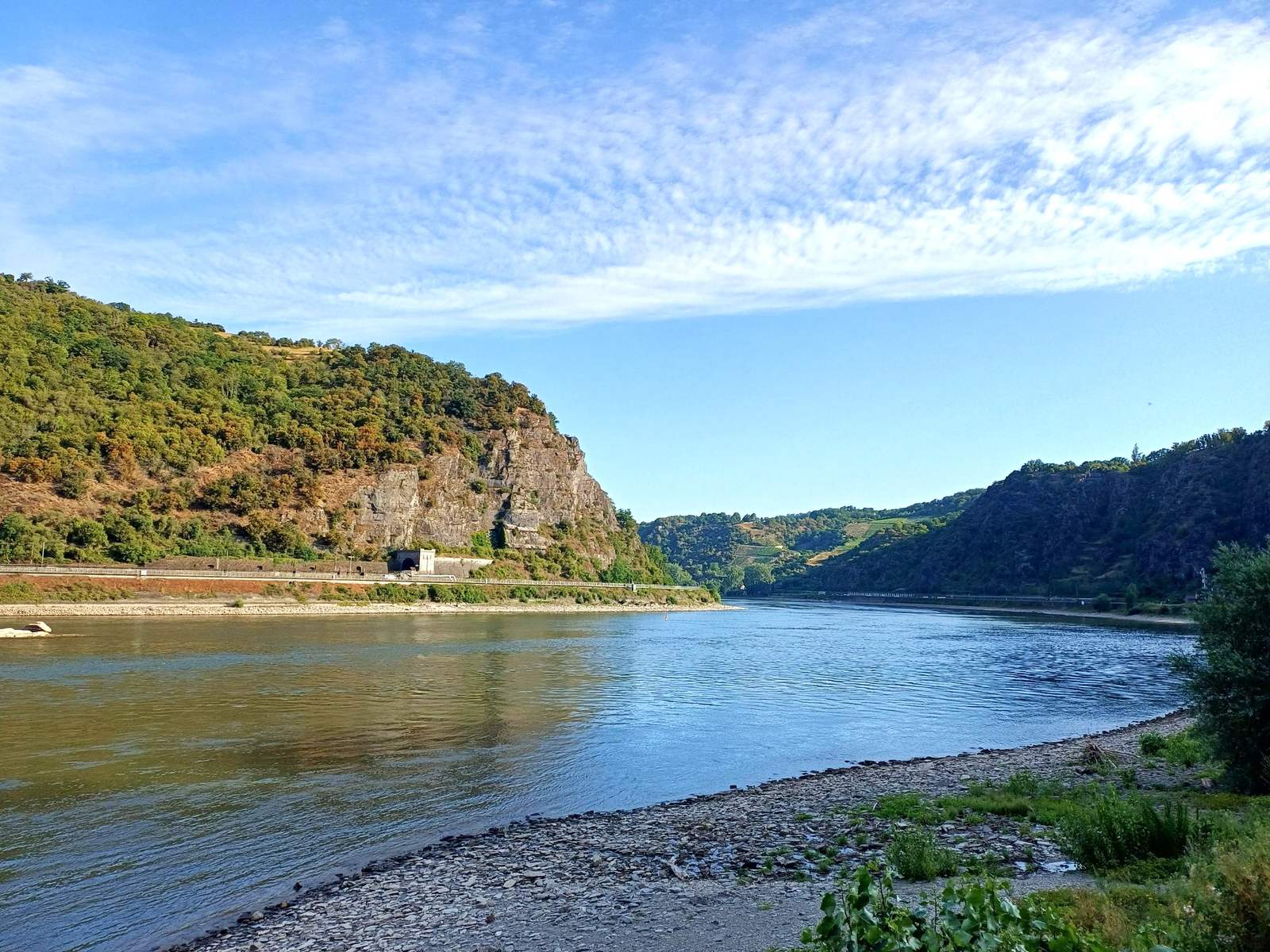 Bahnstrecke am Rechten Rhein